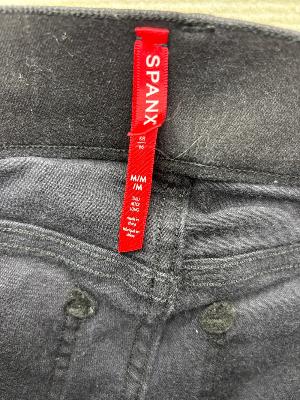 SPANX | medium Black Women's Flared Jeans - Picture 9 of 10